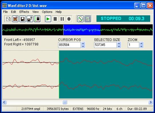 WavEditor2 Screen Shot